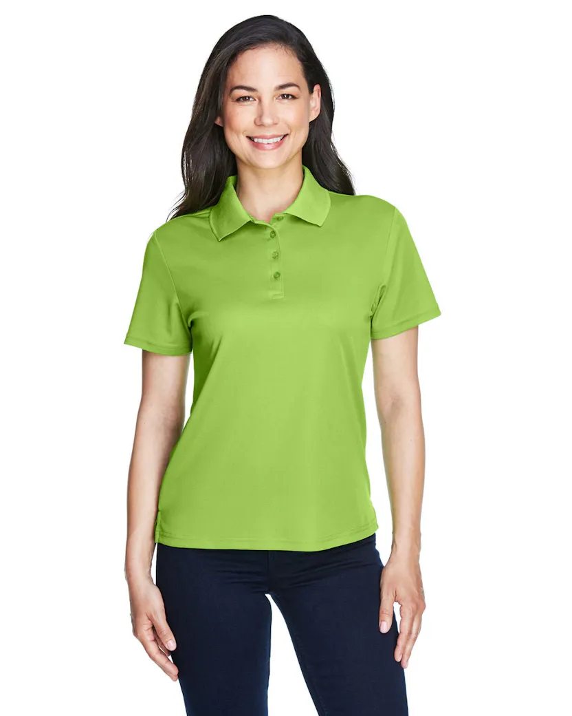 Core 365 78181 Ladies' Origin Performance Piqu Polo - Ninja Transfers
