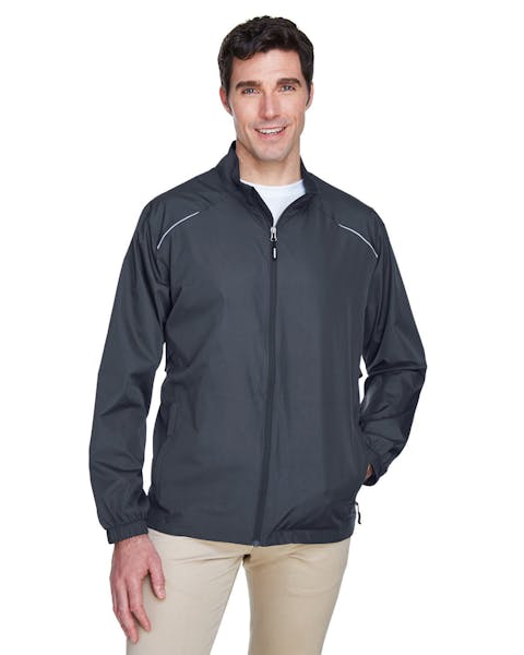 Core 365 88183T Men's Tall Motivate Unlined Lightweight Jacket - Ninja Transfers