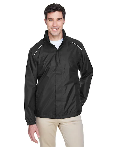 Core 365 88185 Men's Climate Seam - Sealed Lightweight Variegated Ripstop Jacket - Ninja Transfers