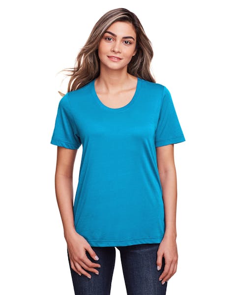 Core 365 CE111W Ladies' Fusion ChromaSoft Performance T-Shirt - Ninja Transfers