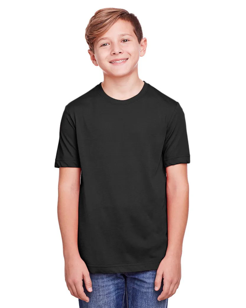 Core 365 CE111Y Youth Fusion ChromaSoft Performance T-Shirt - Ninja Transfers