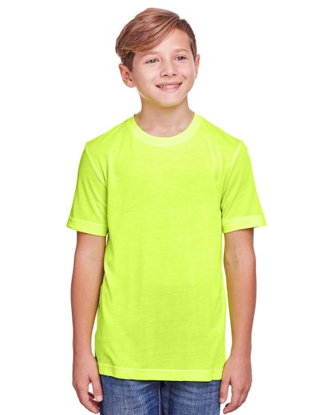 Core 365 CE111Y Youth Fusion ChromaSoft Performance T-Shirt - Ninja Transfers