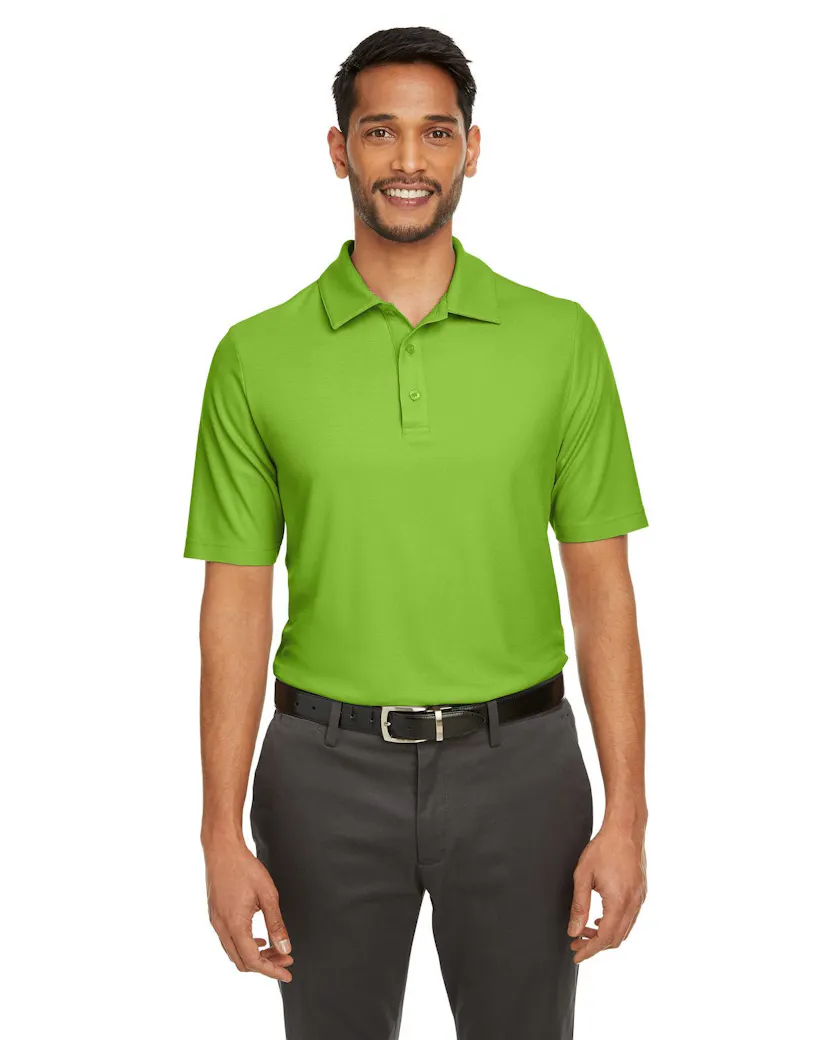 Core 365 CE112 Men's Fusion ChromaSoft Pique Polo - Ninja Transfers