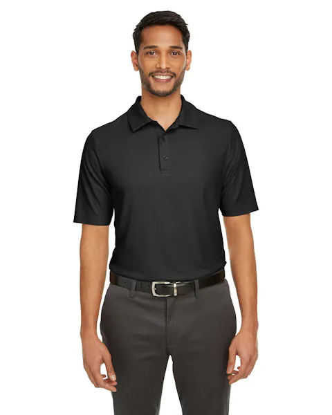 Core 365 CE112 Men's Fusion ChromaSoft Pique Polo - Ninja Transfers
