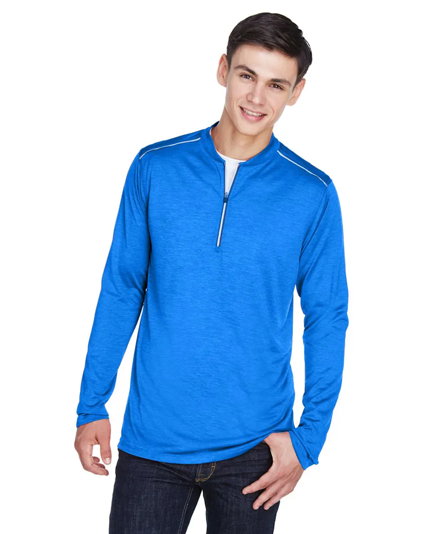 Core 365 CE401 Men's Kinetic Performance Quarter - Zip - Ninja Transfers