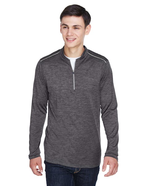 Core 365 CE401 Men's Kinetic Performance Quarter - Zip - Ninja Transfers