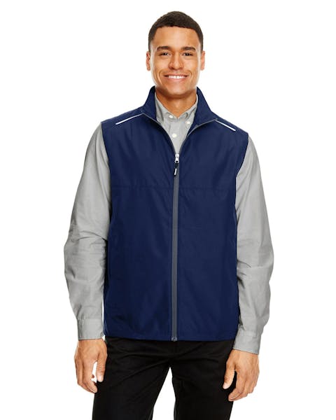 Core 365 CE703 Men's Techno Lite Unlined Vest - Ninja Transfers
