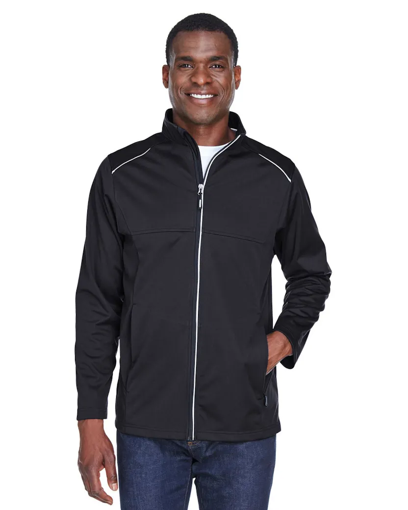 Core 365 CE708 Men's Techno Lite Three - Layer Knit Tech - Shell - Ninja Transfers