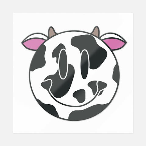 Cow Smiley - Ninja Transfers