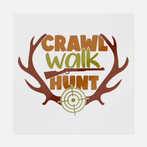 Crawl Walk Hunt Orange - Ninja Transfers