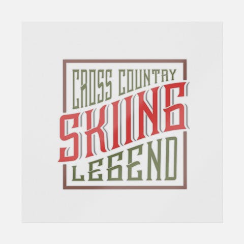 Cross Country Skiing Legend - Ninja Transfers