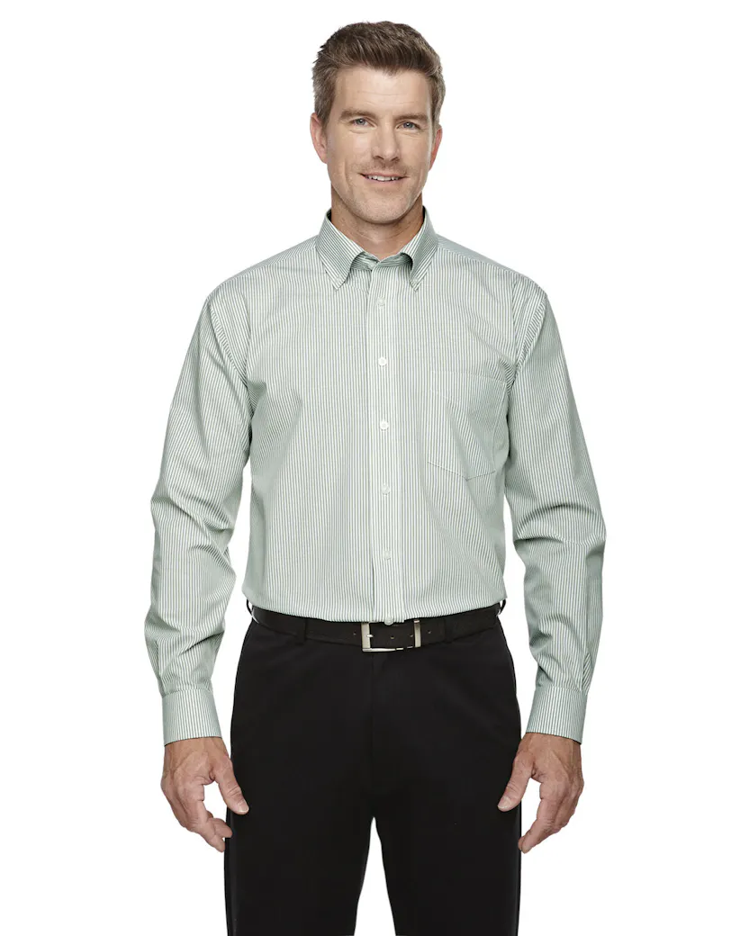 Devon & Jones D645 Men's Crown Woven Collection Banker Stripe