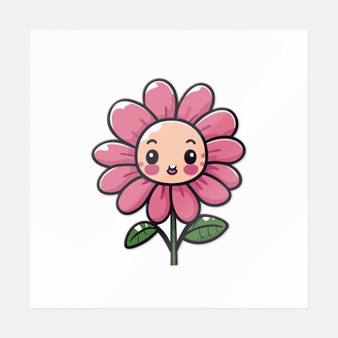 Dainty In Pink Flower - Ninja Transfers