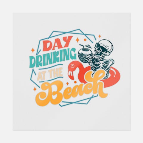 Day Drinking At The Beach - Ninja Transfers