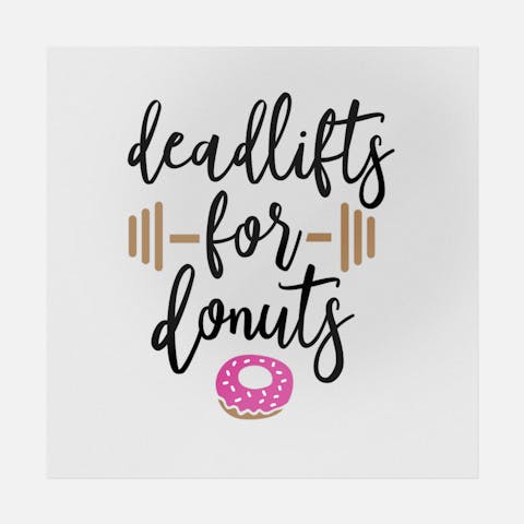 Deadlifts For Donuts - Ninja Transfers