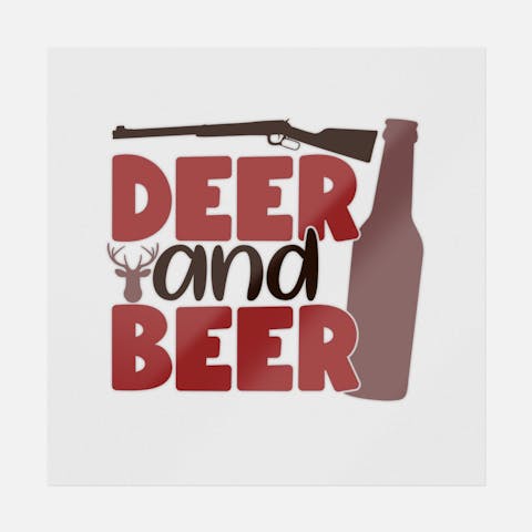 Deer And Beer - Ninja Transfers