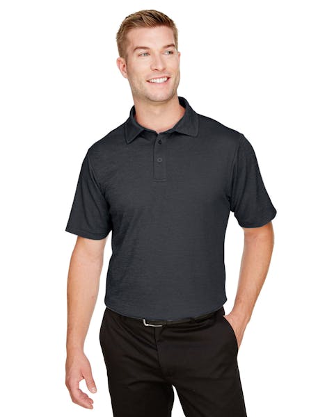 Devon &amp; Jones DG22 CrownLux PerformanceMen's Address Melange Polo