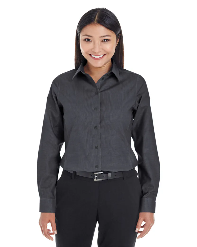 Devon & Jones DG532W Ladies' Crown Woven CCollection Royal Dobby Shirt