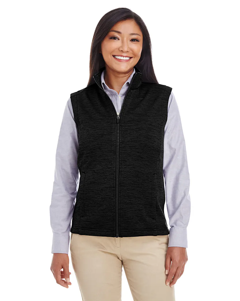 Devon & Jones DG797W Ladies' Newbury MlangeFleece Vest