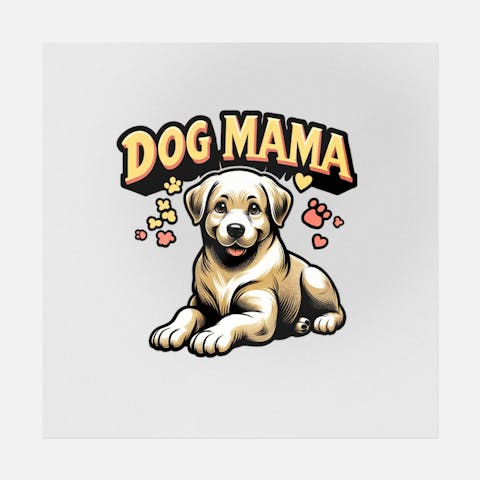 Dog Mama Cartoon - Ninja Transfers