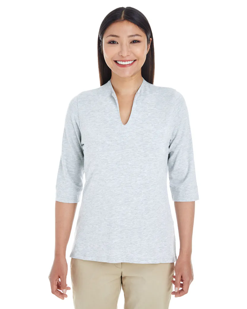 Devon & Jones DP188W Ladies' Perfect Fit Tailored Open Neckline Top