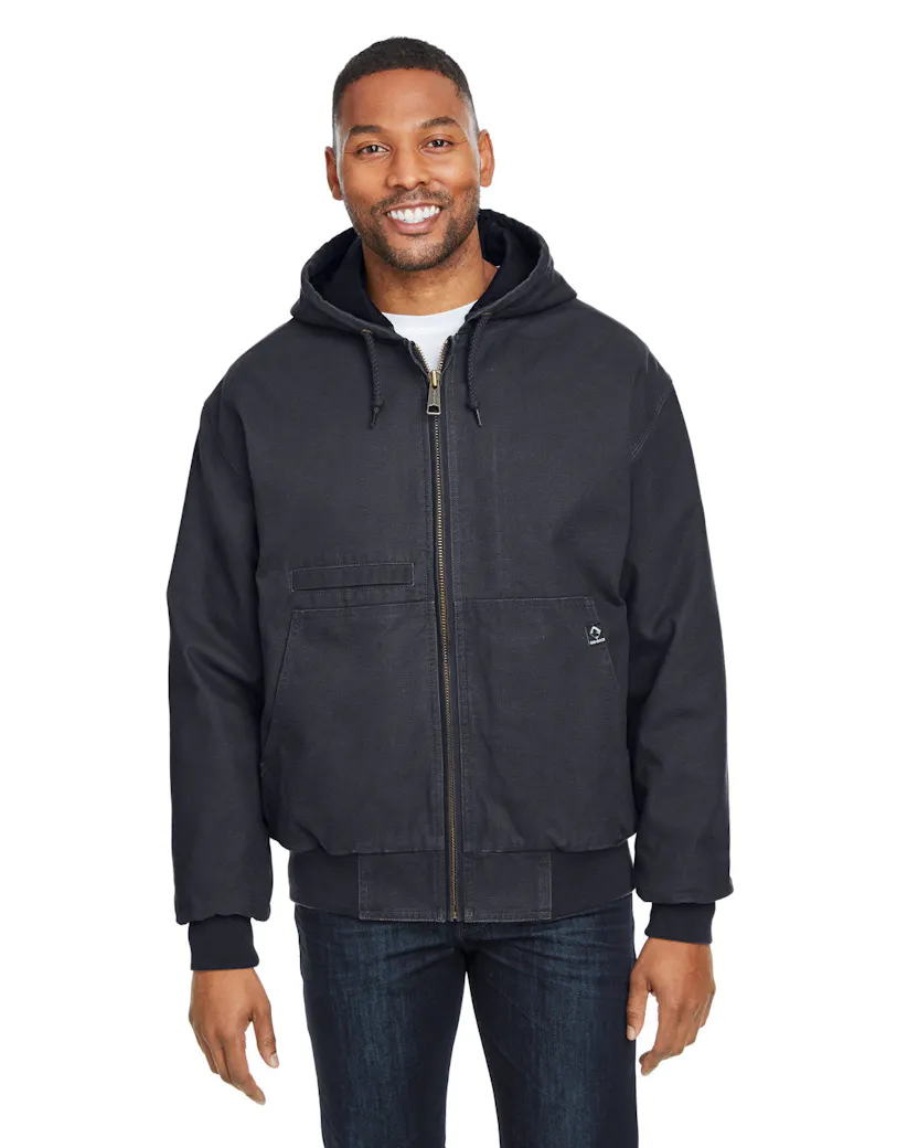Dri Duck 5034 Men's Laramie Canvas Hooded Jacket - Ninja Transfers