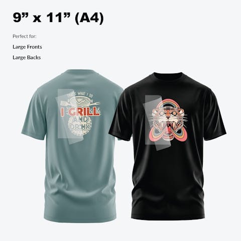 DTF Transfers By Size