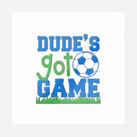 Dudes Got Game Soccer - Ninja Transfers
