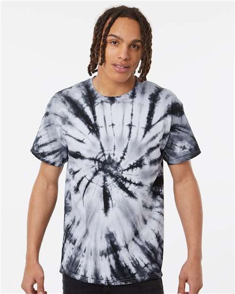 Dyenomite 200CC Contrast Cyclone Tie - Dyed T-Shirt - Ninja Transfers