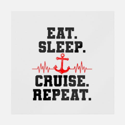 Eat Sleep Cruise Repeat - Ninja Transfers
