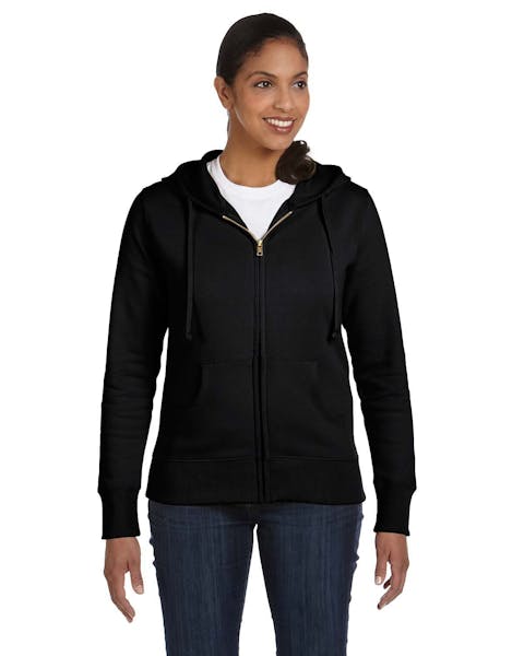 econscious EC4501 Ladies' Organic/Recycled Full-Zip Hooded Sweatshirt