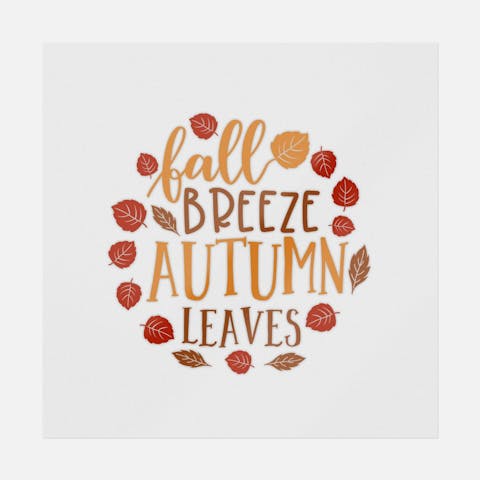 Fall Breeze Autumn Leaves - Ninja Transfers