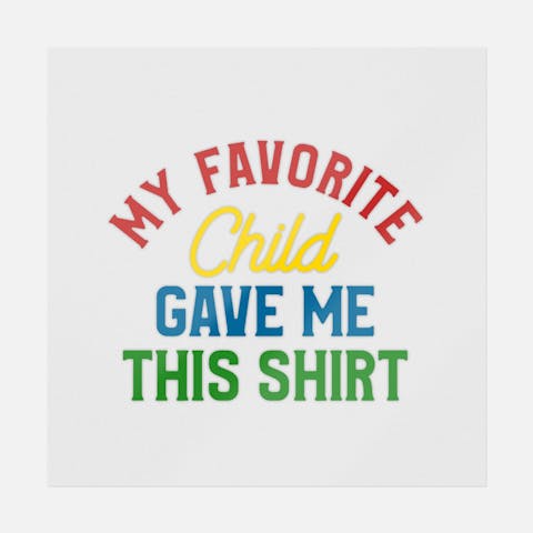Favorite Child Shirt - Ninja Transfers