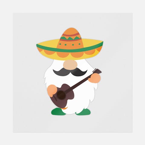 Fiesta Gnome - Ninja Transfers