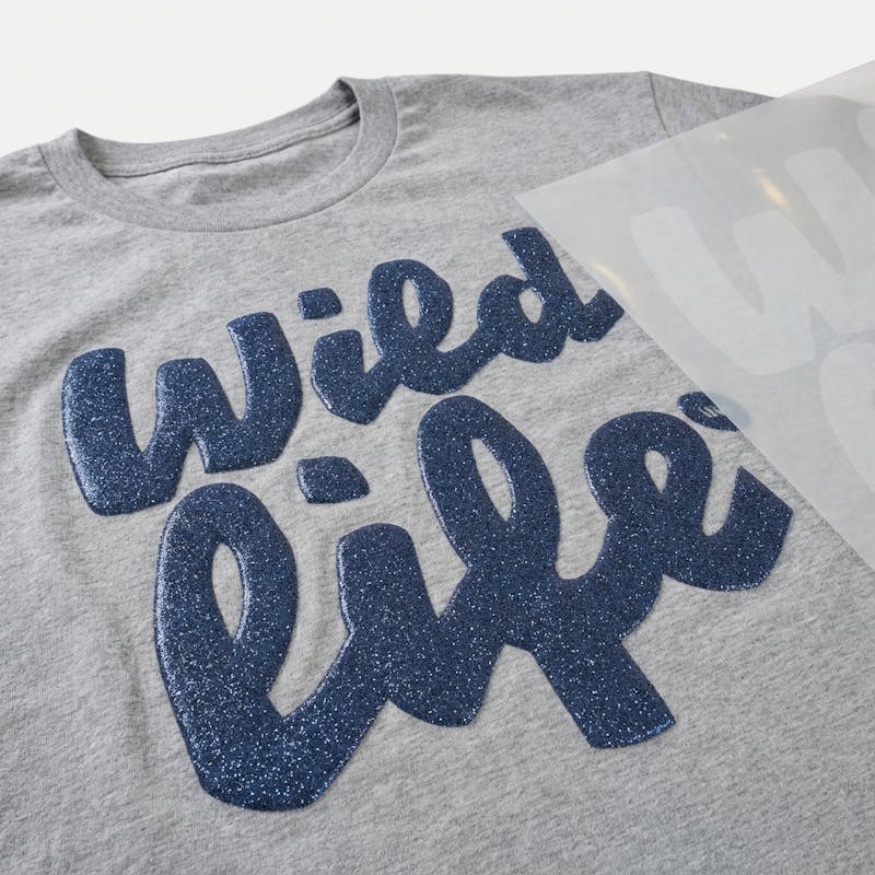 3D Glitter Puff Transfers