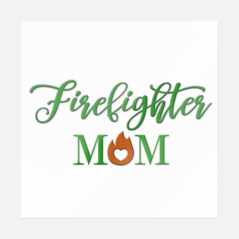 Firefighter Mom Green / - Ninja Transfers