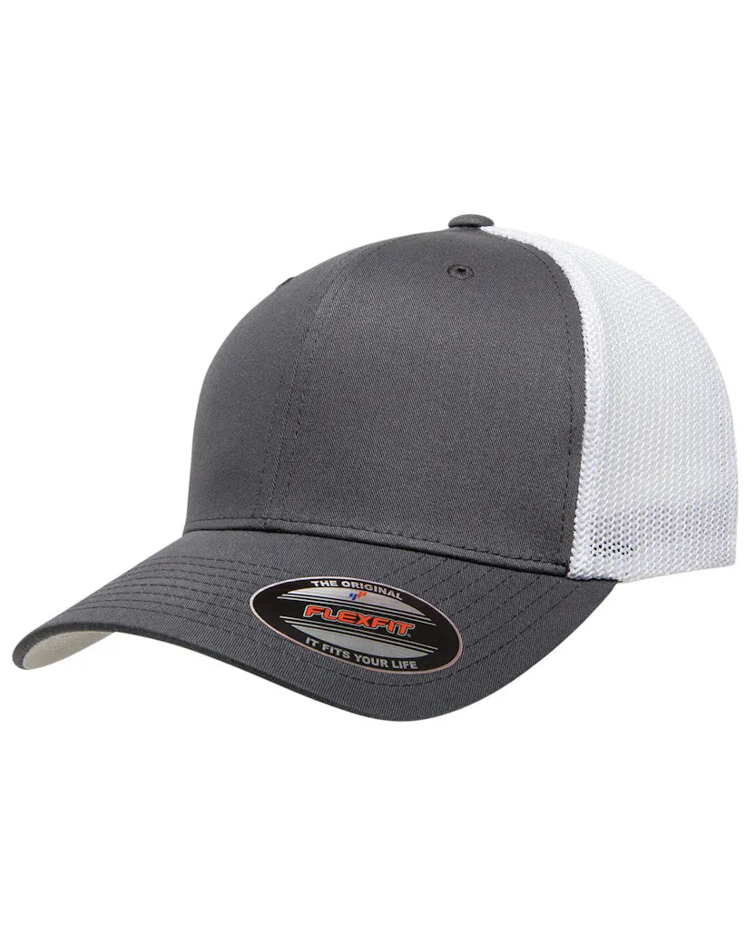 Flexfit 6511 Adult 6 - Panel Trucker Hat - Ninja Transfers