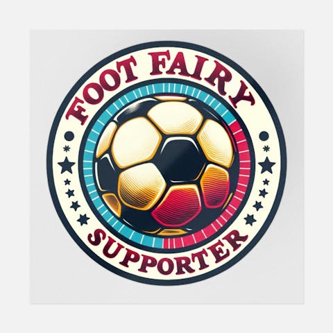 Foot Fairy Supporter Vintage - Ninja Transfers
