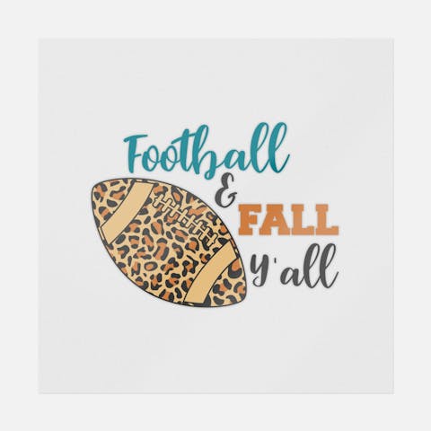 Football And Fall Y'all - Ninja Transfers