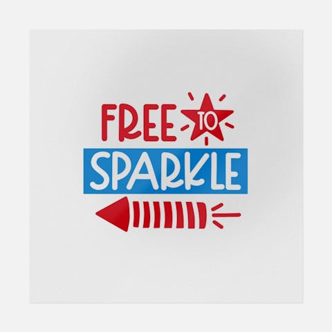 Free To Sparkle - Ninja Transfers