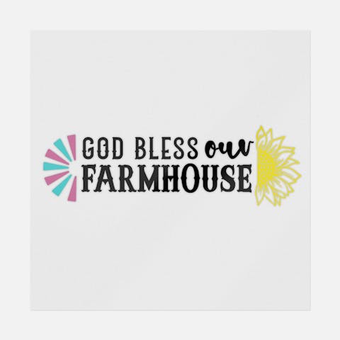 God Bless Our Farmhouse - Ninja Transfers