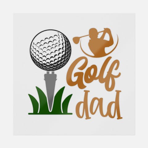 Golf Dad Brown - Ninja Transfers