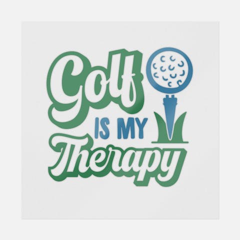 Golf Is My Therapy - Ninja Transfers