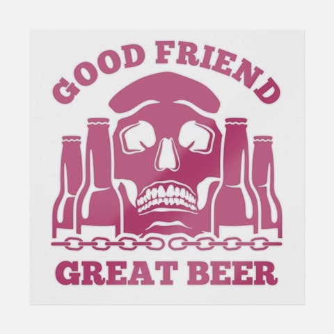 Good Friend Great Beer - Ninja Transfers