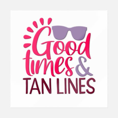 Good Times & Tan Lines - Ninja Transfers