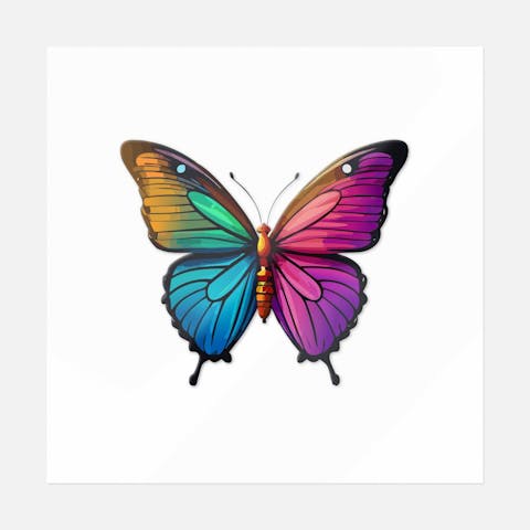 Graceful Wings Butterfly - Ninja Transfers