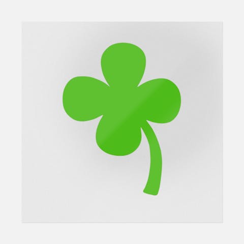 Graphic Clover Leaf - Ninja Transfers