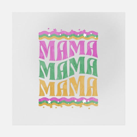 Groovy Rainbow Mama - Ninja Transfers