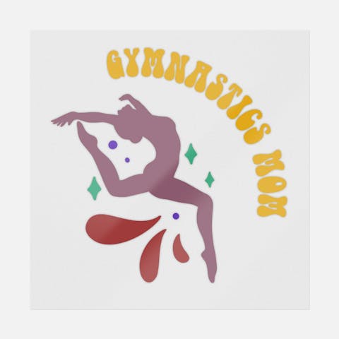 Gymnastics Mom - Ninja Transfers