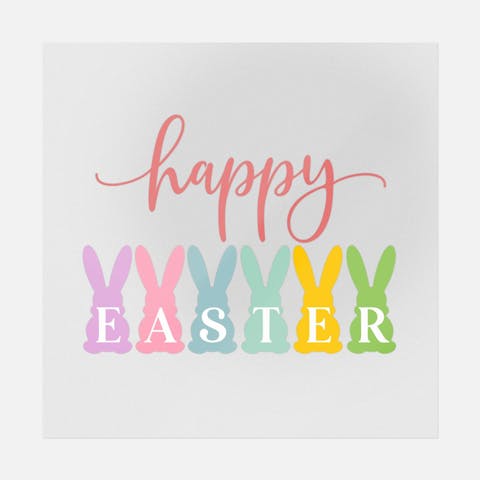 Happy Easter Bunnies - Ninja Transfers